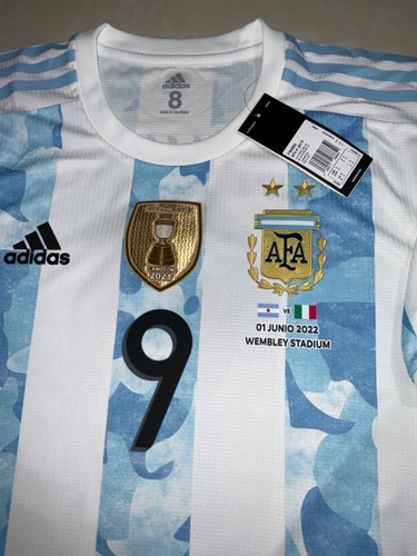 Julian Alvarez ARGENTINA 2021 Player Version Shirt Finalissima - 第 4/7 張圖片