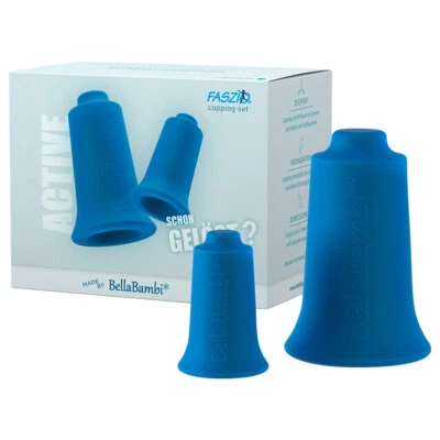 BellaBambi® FASZIO Cupping-Set, ACTIVE, Faszien-Therapie, Schröpfen