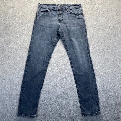Mavi Jeans James Skinny Denim Blue Jeans Men Size 35X32,Stretch