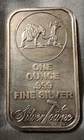 1 Oz T Silver Bar Silvertown Prospecter Rare Vintage. 999 Silver Bar 1 Oz