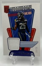 Richard Sherman & Kam Chancellor 2023 Donruss Elite Throwback Threads Jersey /25