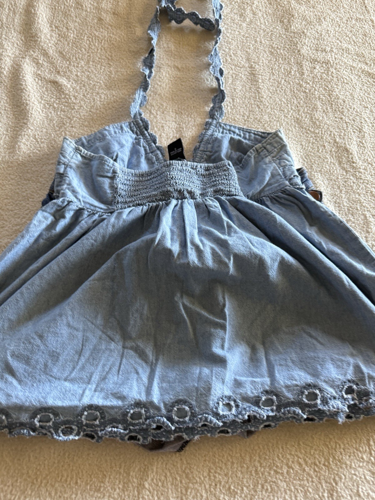 Moda International Ringlet Chambray Scalloped Sex… - image 10