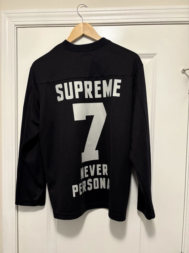 Supreme Business Hockey Jersey Sz S SS20 100 % Authentic - Image 3 of 4