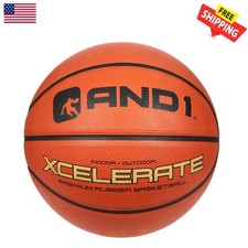 Xcelerate Rubber Basketball 29.5'' - Versatile Indoor/Outdoor Reg. Size 7 Ball