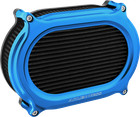 Arlen Ness Oval Stage 2 Blue Air Filter Kit for 2023 2026 Harley Touring Softail