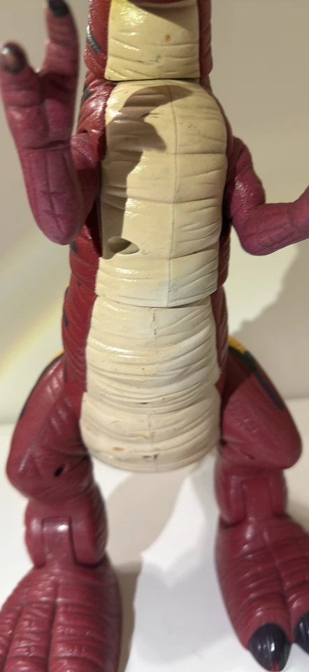 Juguete de dinosaurio Fisher Price 2005 "Mega T-Rex en movimiento y rugido" Imaginext funciona Foto 3 de 4