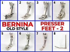 Bernina Old Style Legacy Presser Feet 2 For Vintage Bernina Models 530 to 950