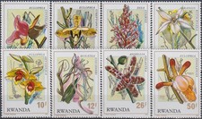 Rwanda Orchids 1976 MNH-7,50 Euro