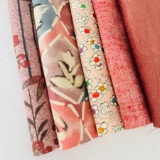 Bundle 256 Petal Vintage Silk Fabric Scraps Japanese Kimono Fabric Bag