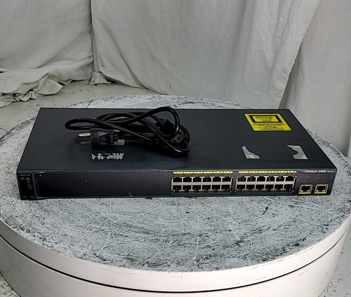 CISCO SYSTEMS CATALYST 2960 SERIES C2960-24TT-L Ethernet Switch SEE NOTES
