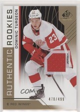 2018 SP Game Used Authentic Rookies Gold Jersey 470/499 Dominic Turgeon #114 3vx
