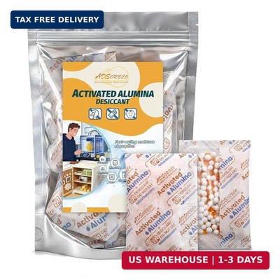 5Gram 50PCS Activated Alumina Desiccant, High-Efficiency 3D Printer Desiccant fo