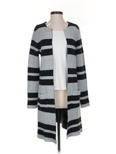 Dex Women Gray Cardigan XS