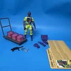 GI Joe Transformers SDCC 2012 CONSTRUCTICON COBRA BAT v22 Figure w/ Energon Cart