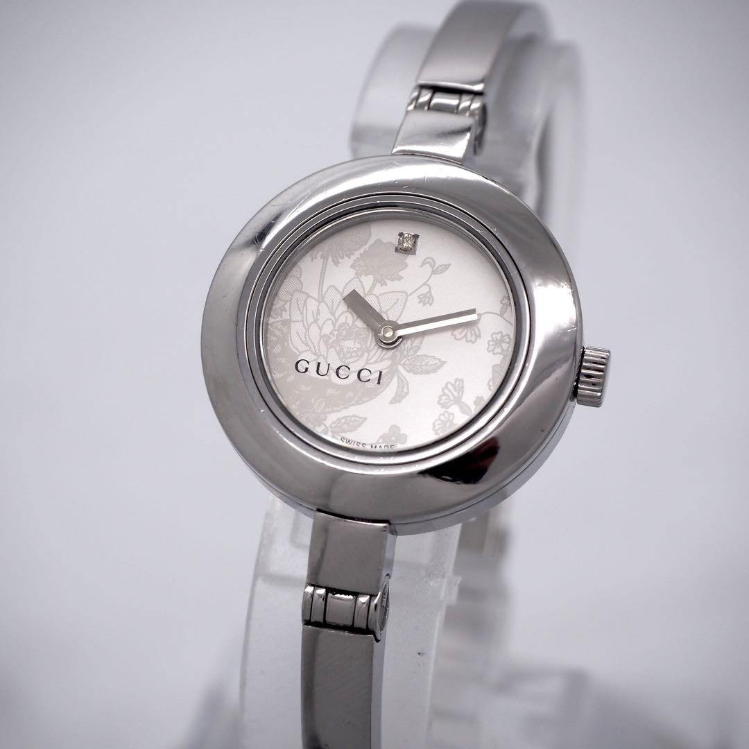 GUCCI Watch 105 Bangle 1P Diamond Ladies Floral Pattern GUCCI,17476 thumbnail 7