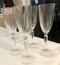  Marquis By Waterford Crystal Sparkle Champagne Flute (Set 4) Italy