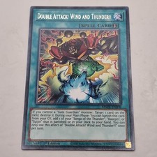 Yu-Gi-Oh! Maze of Memories Double Attack Wind And Thunder MAZE-EN008 Spell 1st 4
