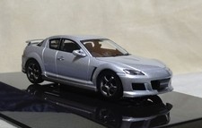 AUTOART 1/43 Mazda RX-8 Mazdaspeed Silver Diecast Model with Spoiler