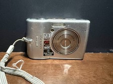Nikon COOLPIX L12 7.1MP Digital Camera - Matte silver/ Untested/ For Parts