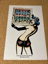Rolling Stones Some Girls 1978 Cardstock Promo Poster 12" x 18"