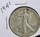1941 50C Walking Liberty Half Dollar 90% Silver. #1731