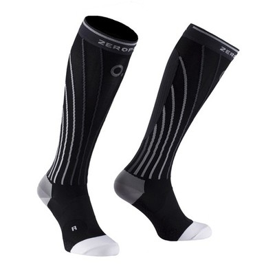 ZEROPOINT PRO RACING KOMPRESSIONSSTRÜMPFE SCHWARZ UND GRAU - 70 % SPAREN