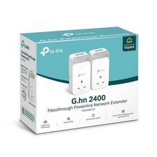 TP-LINK Wired 1428Mbps G.hn2400 Powerline Adapter Kit with AC Pass Through, 2-Po