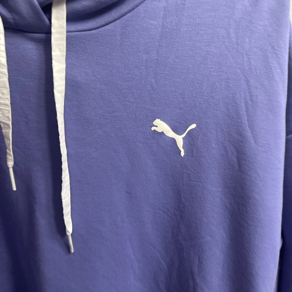 PUMA Mujer Manga Atlética Capucha Suelta Crop Foto 2 de 4