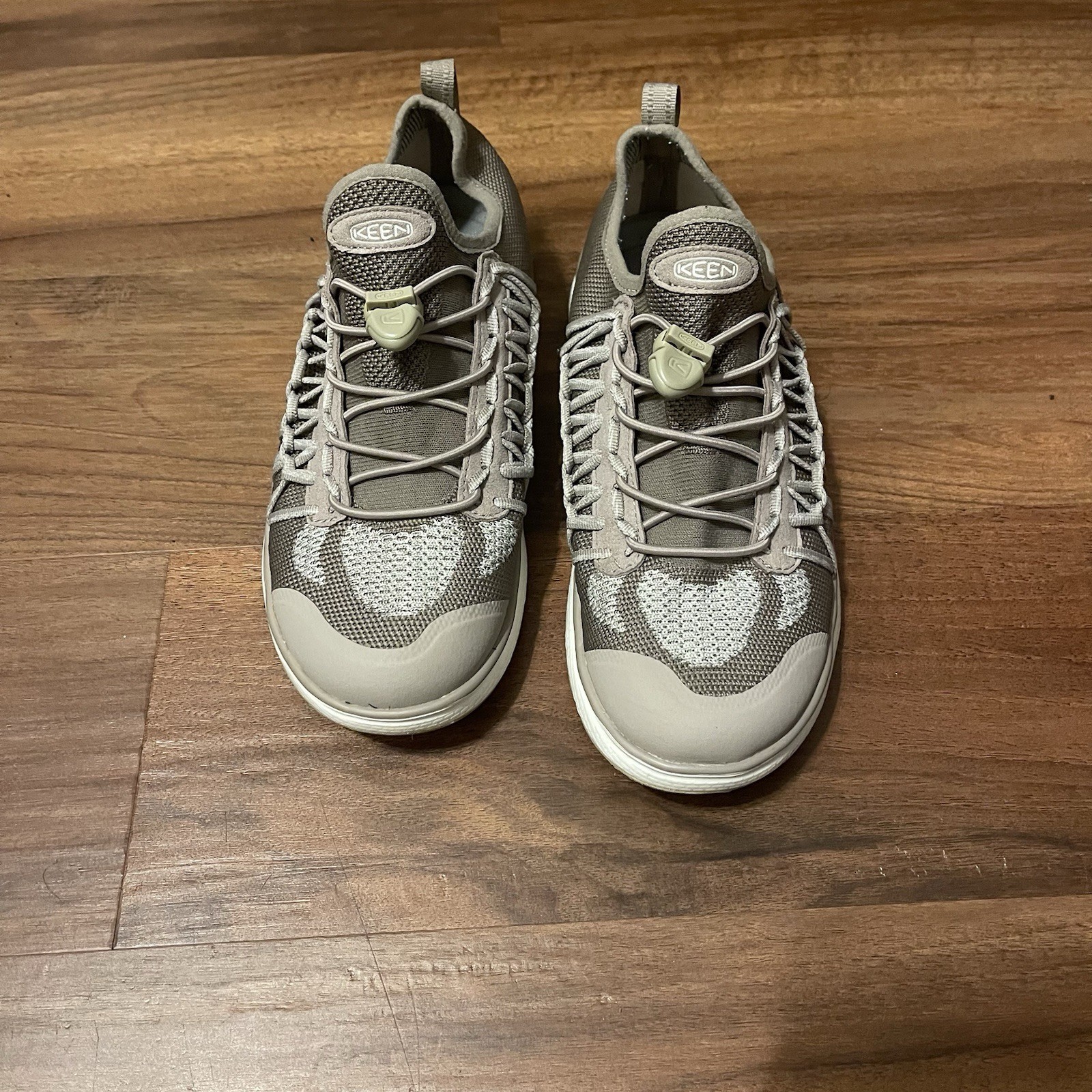 Scarpe da corsa KEEN 1018773 Uneek EXO marroni con lacci elastici da donna US 7