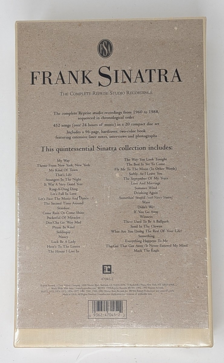 The Complete Reprise Studio Recordings [Box] by Frank Sinatra (CD