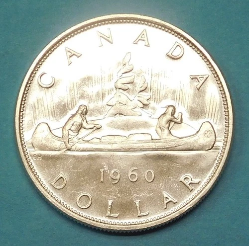1960 Canada Silver Dollar - Uncirculated