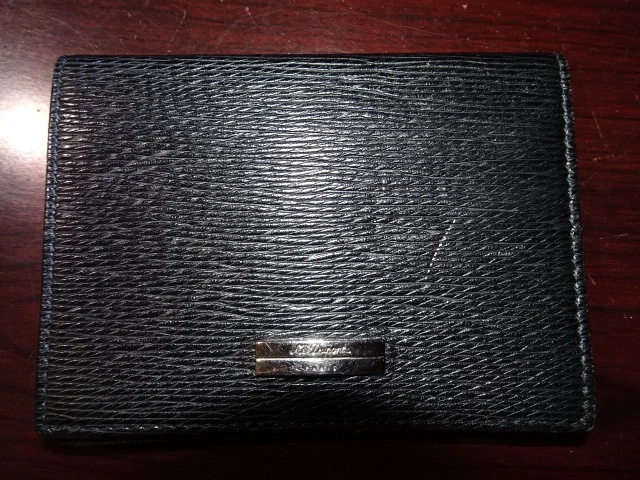 S.T. Dupont Paris Black Leather Bifold Wallet Card Holder - image 2 of 4