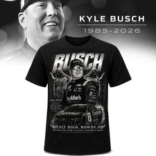 Kyle Busch T Shirt RIP Number 8 BetMGM NASCAR Racing Team Graphic Black