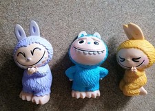 Juego de tres figuras de buena suerte Budada Cute Time