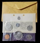 1967 Canadian Centennial BU Coin Set - 1.1 oz of Silver. Original Mint Envelope.