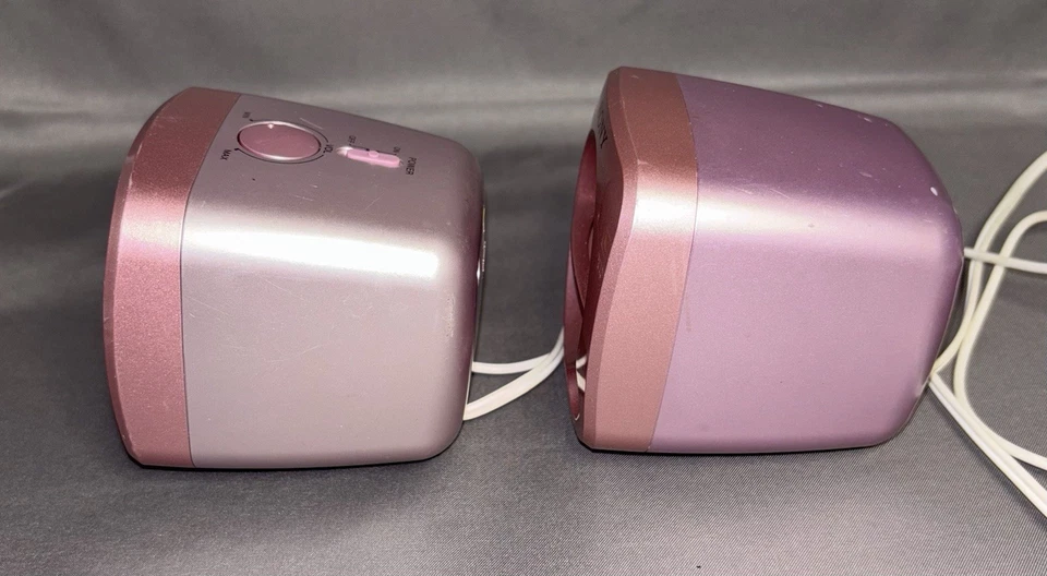 Sistema de altavoces portátiles Sony SRS-M50 con cables funciona - ROSA RARO Foto 3 de 4