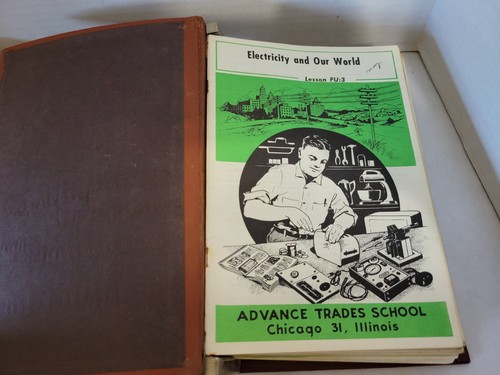 Vintage 50s 60s Advance Trades School ATS Chicago Training Binders - Lot - Bild 8 von 18