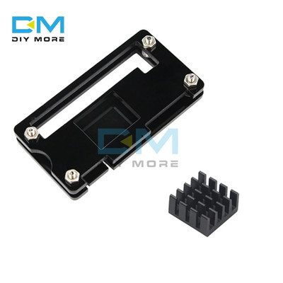 For Raspberry Pi Zero 1.3/2/W /WH Acrylic Case 3 Colors Box Shell + Heat Sink Tr