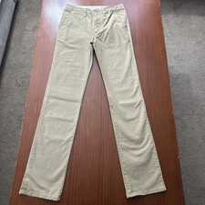 New Boy's Kids Gap Chino Khaki Uniform Pants Size 16 Slim