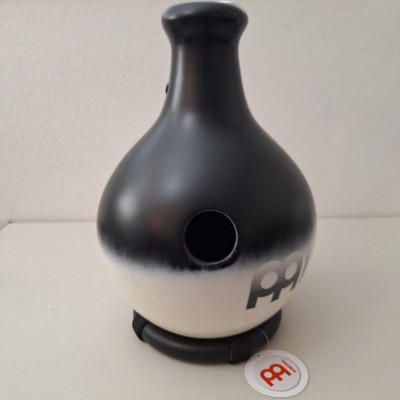 MEINL Fiberglass Liquid Ibo Drum Black/White 
