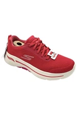 Skechers Women's Elinda Arch Fit Washable Bungee Sneakers Pink