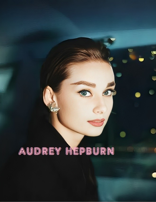 AUDREY HEPBURN #218 COLORIZED PHOTO 11 X 8.5 SHIPS FREE