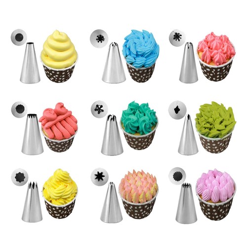 11 Pcs Extra Large Piping Tip SetStainless Steel Cake Decorating Icing Tips N... - Picture 6 of 7