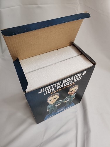 San Jose Sharks Justin Braun Joe Pavelski dual bobblehead pilot glasses NHL NIB - Picture 8 of 22