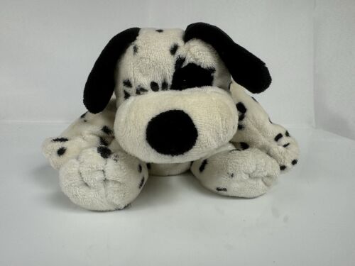 TY Pluffies Plush DOTTERS Dalmatian Dog Puppy Black White Stuffed Sewn 2006