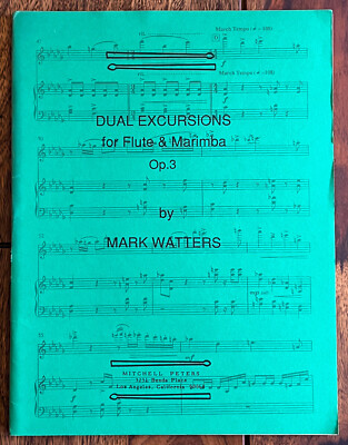 DUAL EXCURSIONS for Flute & Marimba   Flöte und Marimba von Mark Watters