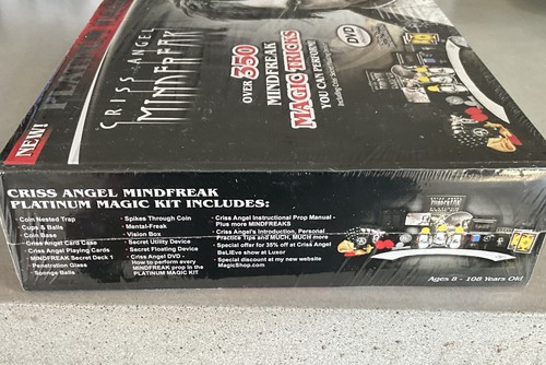 NEW CRISS ANGEL Mindfreak Platinum Magic Kit w/ DVD 250 Tricks * NEW Sealed * - Picture 3 of 5