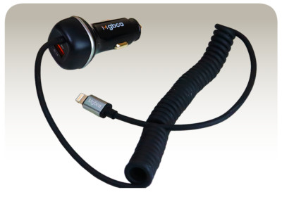 Mgbca Sonic Fast USB-Port  Car Charger,  51w  For IPhone 12/12 Pro Max, 14 Plus