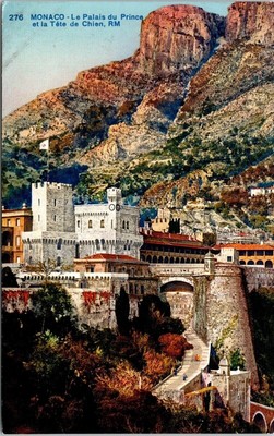 Monaco Le Palais du Prince Tete Chien RM Postcard UNP Unused Rue Marceau Nice