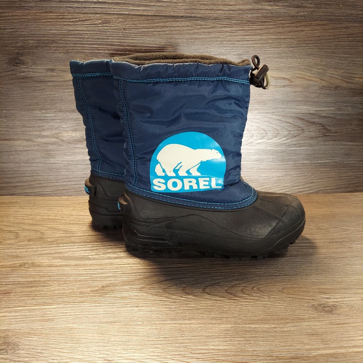 Blue sorel boots clearance